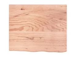 Clearance vidaXL Waschtischplatte Hellbraun 60x50x4 cm Massivholz Behandelt