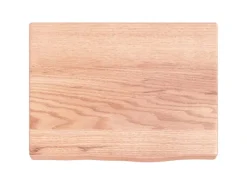 New vidaXL Waschtischplatte Hellbraun 40x30x4 cm Massivholz Behandelt