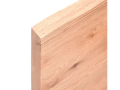 New vidaXL Waschtischplatte Hellbraun 40x30x4 cm Massivholz Behandelt