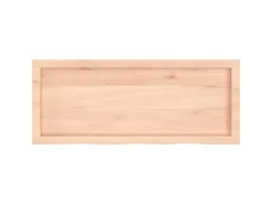 vidaXL Waschtischplatte 100x40x6 cm Massivholz Unbehandelt