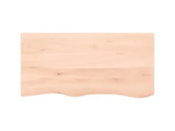 vidaXL Waschtischplatte 100x50x6 cm Massivholz Unbehandelt