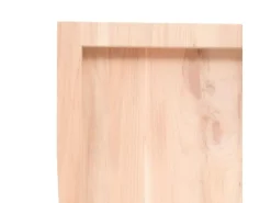 vidaXL Waschtischplatte 100x50x6 cm Massivholz Unbehandelt