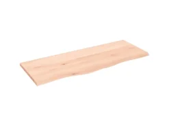 vidaXL Waschtischplatte 100x40x2 cm Massivholz Unbehandelt