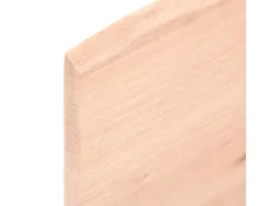 vidaXL Waschtischplatte 100x40x2 cm Massivholz Unbehandelt