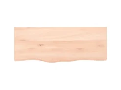 vidaXL Waschtischplatte 100x40x2 cm Massivholz Unbehandelt