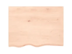 Outlet vidaXL Waschtischplatte 80x60x4 cm Massivholz Unbehandelt