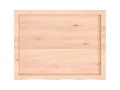 Outlet vidaXL Waschtischplatte 80x60x4 cm Massivholz Unbehandelt