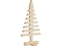 vidaXL Weihnachtsbaum Holz Zum Schmücken 60 cm Massivholz Kiefer