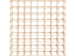 Online vidaXL Weinregal für 72 Flaschen 90,5x23x90,5 cm Massivholz Kiefer