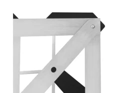 vidaXL Weinregal für 120 Flaschen Schwarz Massivholz Kiefer