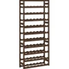 vidaXL Weinregal für 77 Flaschen Braun Massivholz Kiefer