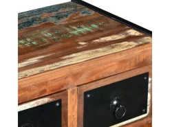 New vidaXL Weinregal für 16 Flaschen aus Massivem Altholz