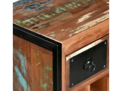 New vidaXL Weinregal für 16 Flaschen aus Massivem Altholz