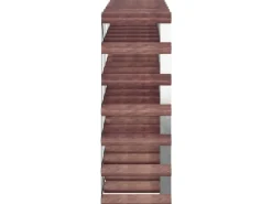 Discount vidaXL Weinregal für 42 Flaschen Braun Massivholz Kiefer 61 x 22,5 x 61 cm