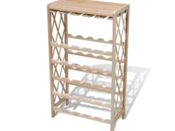 Online vidaXL Weinregal für 25 Flaschen Tanne Massivholz