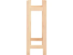 vidaXL Weinregal für 20 Flaschen Kiefernholz