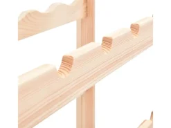 Discount vidaXL Weinregal für 30 Flaschen Kiefernholz