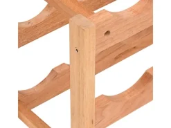 Online vidaXL Weinregal für 12 Flaschen Massivholz Nussbaum