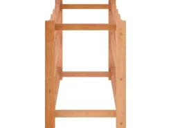 Online vidaXL Weinregal für 12 Flaschen Massivholz Nussbaum