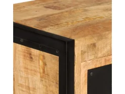 vidaXL Weinregal für 16 Flaschen Massivholz Mango