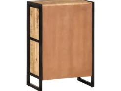 vidaXL Weinregal für 16 Flaschen Massivholz Mango