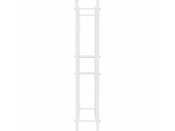 vidaXL Weinregal für 72 Flaschen Weiß Metall