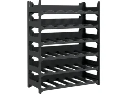 vidaXL Weinregal für 36 Flaschen PP Stapelbar