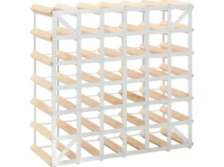 Best vidaXL Weinregal für 42 Flaschen Massivholz Kiefer