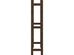 New vidaXL Weinregal für 56 Flaschen Braun Massivholz Kiefer