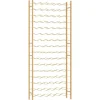 Sale vidaXL Weinregal für 96 Flaschen Golden Metall