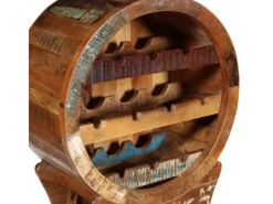 Hot vidaXL Weinregal für 10 Flaschen Altholz Massiv