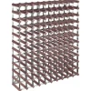 vidaXL Weinregal für 120 Flaschen Braun Massivholz Kiefer