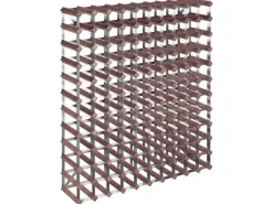 vidaXL Weinregal für 120 Flaschen Braun Massivholz Kiefer