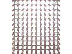 vidaXL Weinregal für 120 Flaschen Braun Massivholz Kiefer