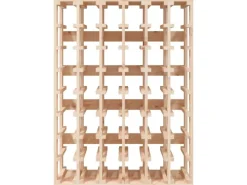 vidaXL Weinregal 70x33x94 cm Massivholz Kiefer