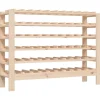 New vidaXL Weinregal 109,5x30x82 cm Massivholz Kiefer