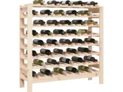 Best vidaXL Weinregal 109,5x30x107,5 cm Massivholz Kiefer