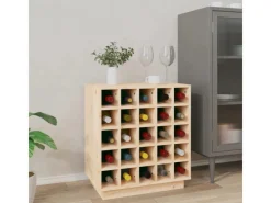 vidaXL Weinregal 55,5x34x61 cm Massivholz Kiefer