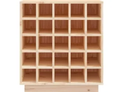 vidaXL Weinregal 55,5x34x61 cm Massivholz Kiefer