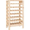 vidaXL Weinregal 61,5x30x107,5 cm Massivholz Kiefer