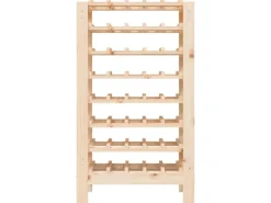vidaXL Weinregal 61,5x30x107,5 cm Massivholz Kiefer