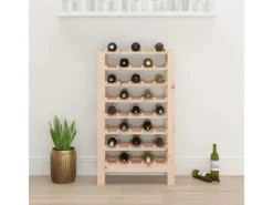 vidaXL Weinregal 61,5x30x107,5 cm Massivholz Kiefer