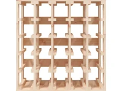vidaXL Weinregal 58,5x33x60,5 cm Massivholz Kiefer