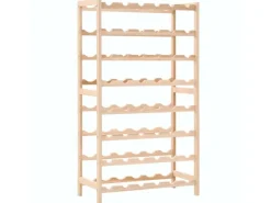 vidaXL Weinregal Zedernholz 57,5 x 28 x 102 cm