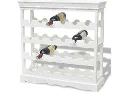 vidaXL Weinschrank Abreu Weiß