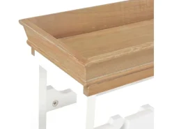 vidaXL Weinschrank Weiß 70 x 22,5 x 70,5 cm MDF