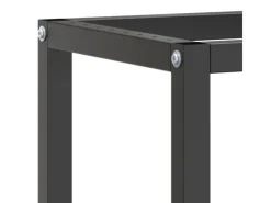 vidaXL Werkbankgestell MattSchwarz und MattRot 110x50x79 cm Metall