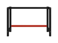Discount vidaXL Werkbankgestell Metall 120x57x79 cm Schwarz und Rot