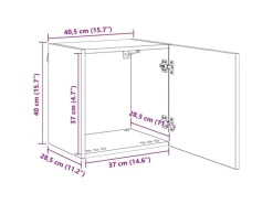Online vidaXL Wohnwand 5-Tlg Schwarz Eichen-Optik Holzwerkstoff 3402769 Eiche Schwarz