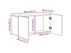 Online vidaXL Wohnwand 5-Tlg Schwarz Eichen-Optik Holzwerkstoff 3402769 Eiche Schwarz